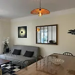 Maison T4 Plain Pied Climatisée Avec Belle Terrasse Ombragée 6avr44 Villa *